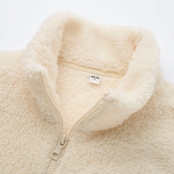 Uniqlo Women Fleece Jacket - White - Picture 2 of 4